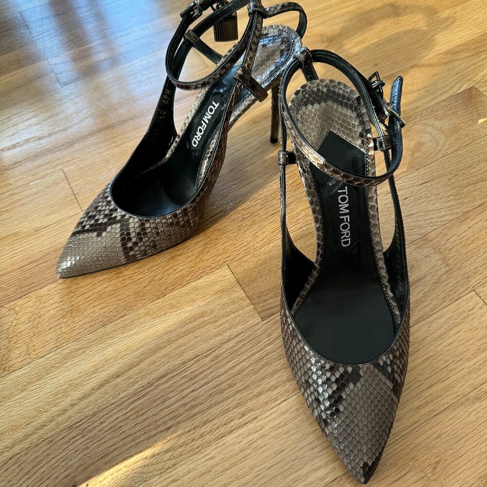 Tom Ford Python Heels 40.5